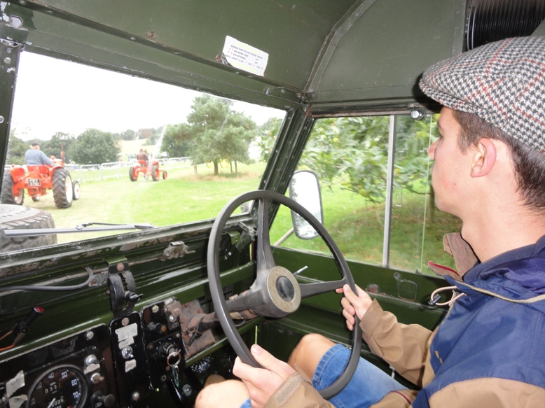 Having a little go at Shuttleworth steam fair