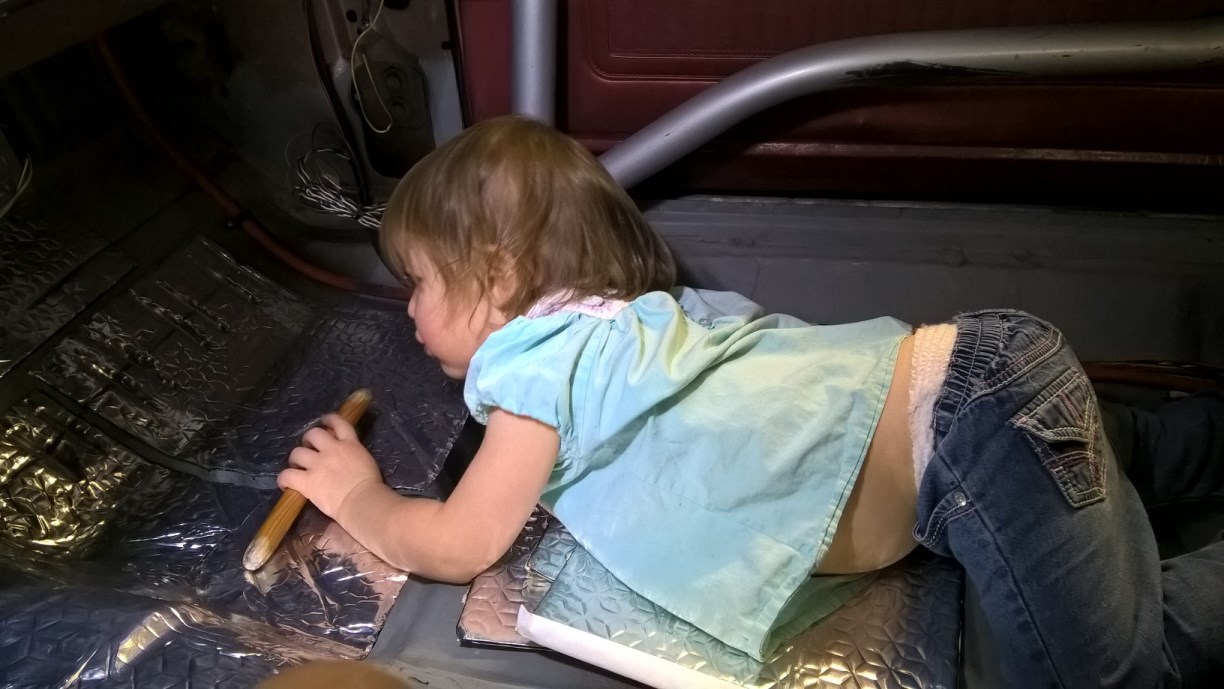 Wren helping with Dynamat.jpg