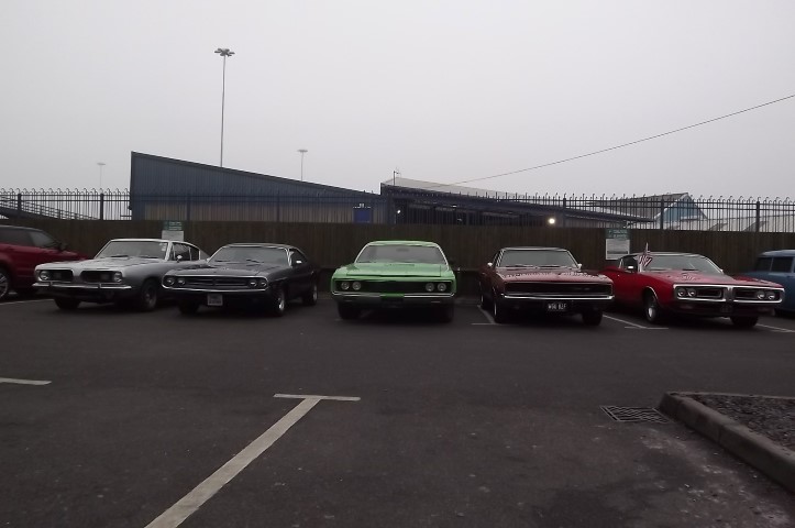 What a fine line up of Mopar.