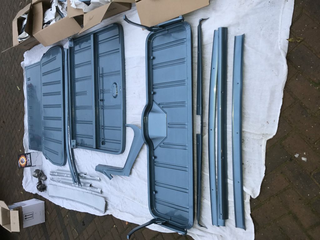 Interior painted metal parts - this is just a few of the bits!