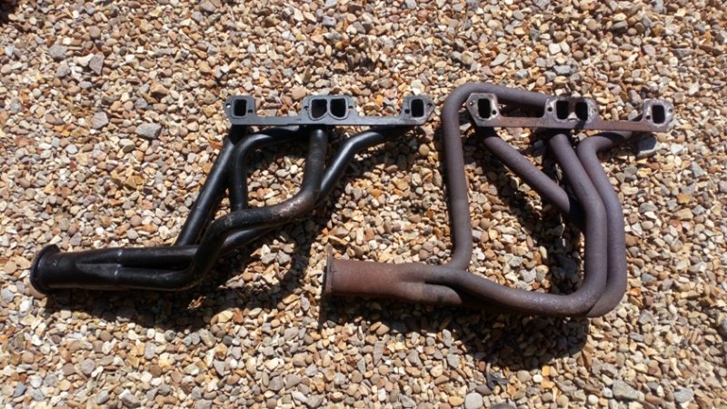 Old and new showing easier route with no steering to remove for new one