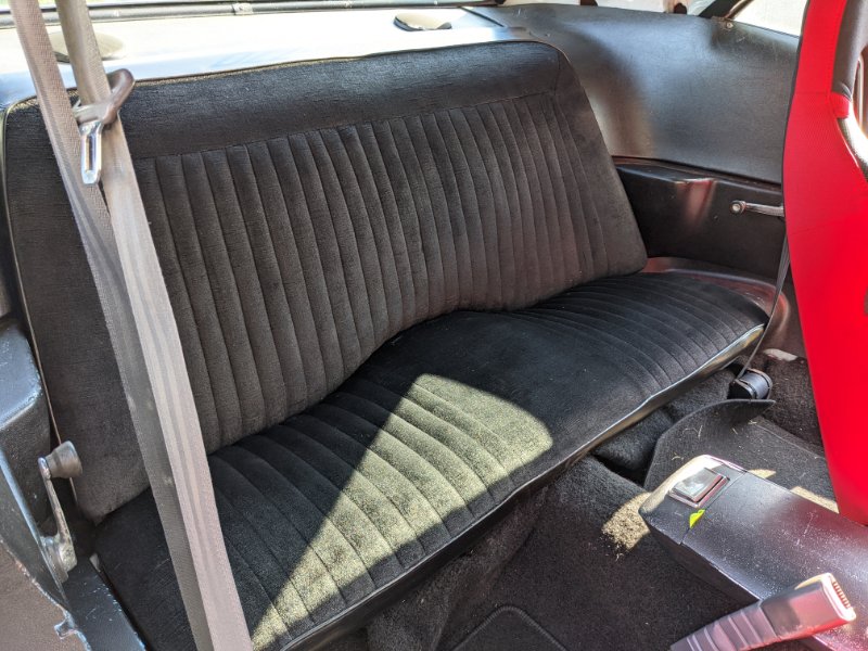 Back Seat in place