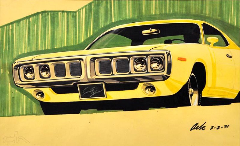 Bob Ackerman for the facelift planned for 1973.jpg