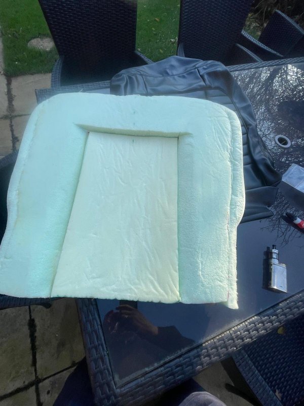 new foam needed the contour valleys clearing out