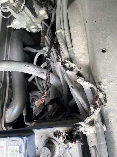 See the vapourised shielding ?