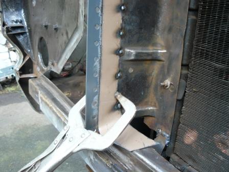 Tack it in tight- makes the proper welding much easier