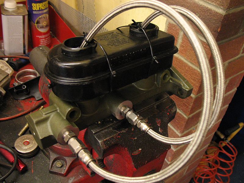 Flexy hose makes bench bleeding much easier.