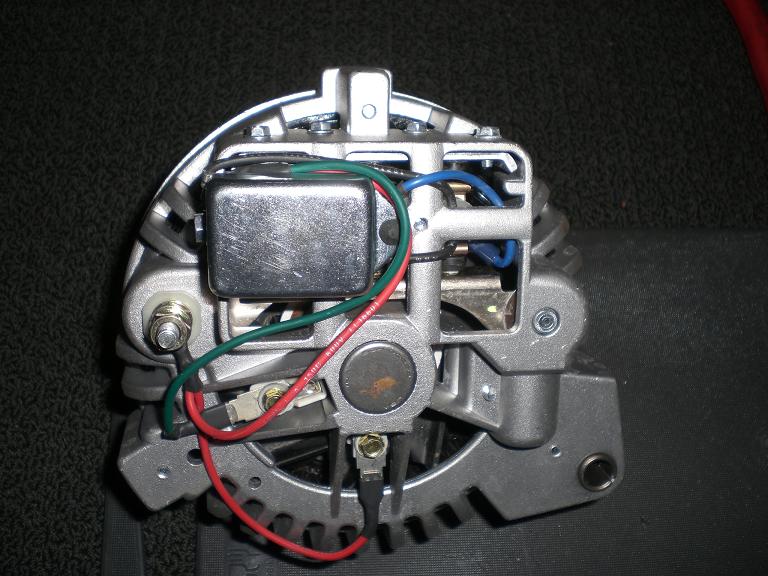 Fitted to alternator