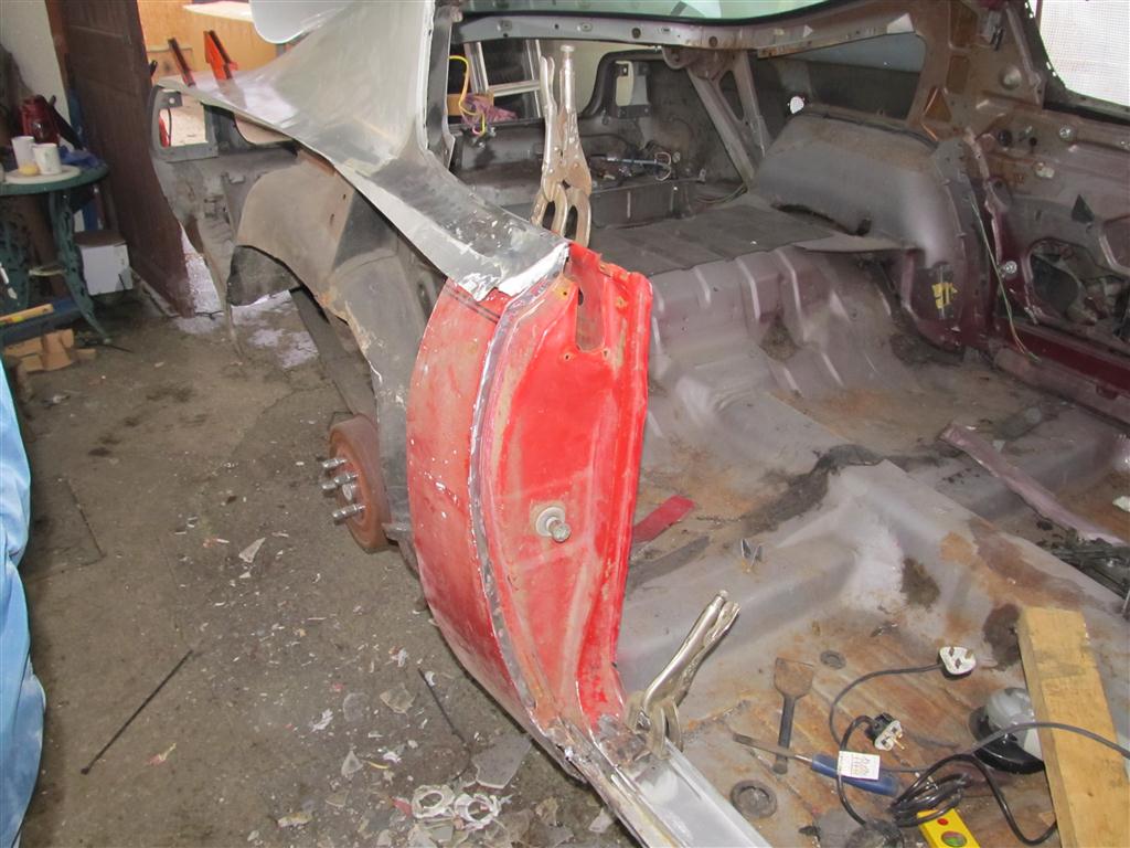 new bit in place