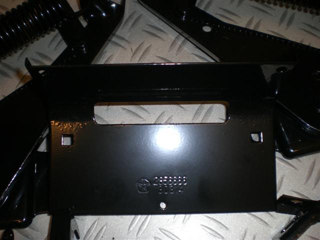 front number plate mounting bracket