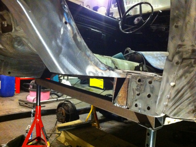 chassis cut out ready for box