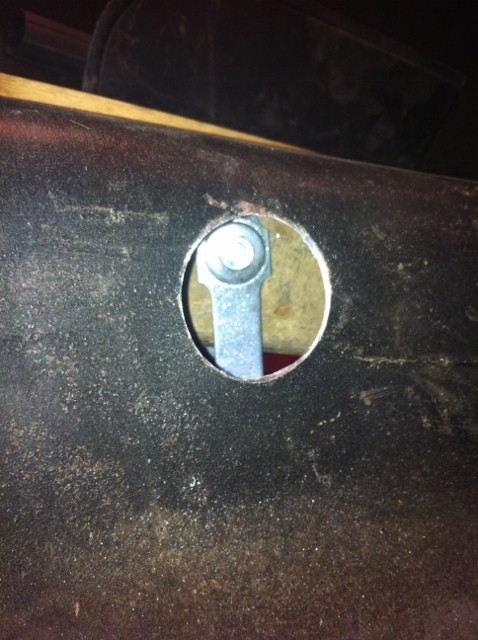 after much scratching of head the only way to do it properley was thru the spare well