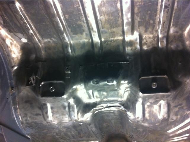 last view of metal before covering..