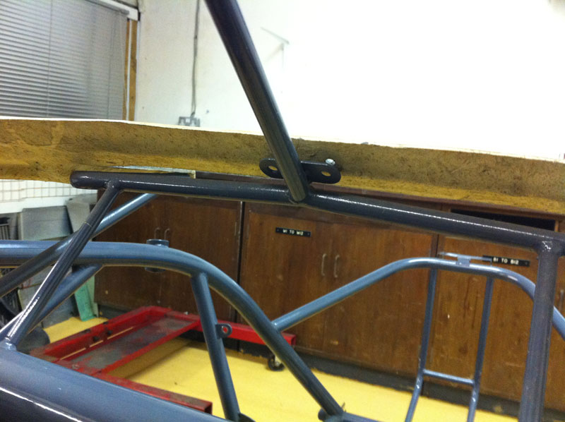 Lower centre of windscreen opening