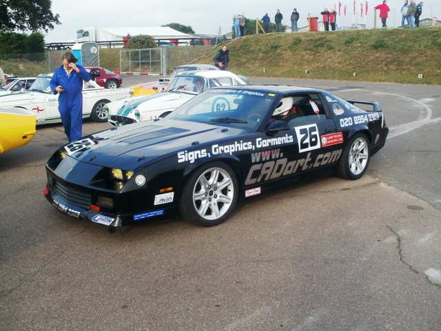 Big Al normally races a yellow 70 camero