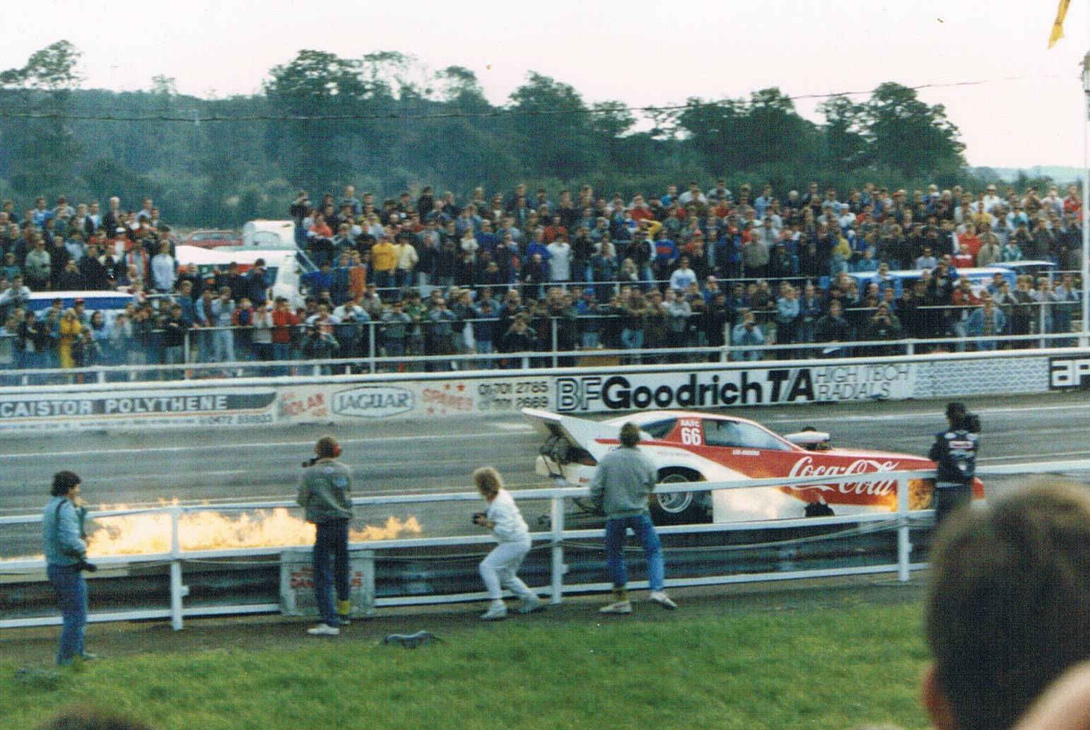 03 1987 Coca Cola Funny detonates, Santa Pod.jpg