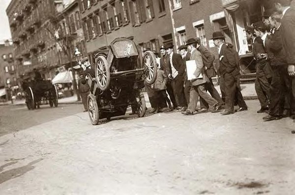 Repp, Roy, popping a wheelie in his Buick.JPG