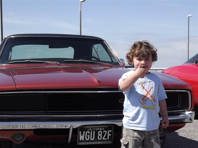 My 4 year old grandson. Mopar up.