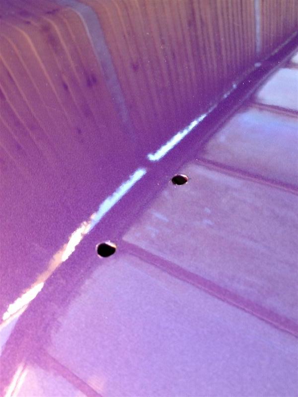 Painted up with Plum Crazy touch up