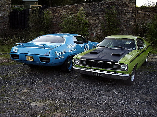 my old 71 Duster and 72 Roadrunner