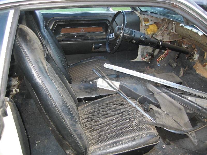 Partly taken apart.