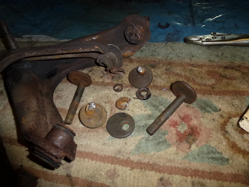 Some of the shattered remains. Horrible job.
