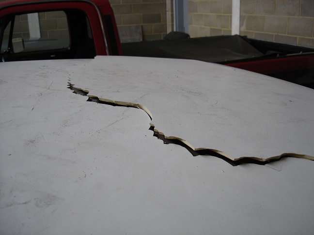 Probably done to avoid wrecking the headliner at the time. (Not really an issue now).