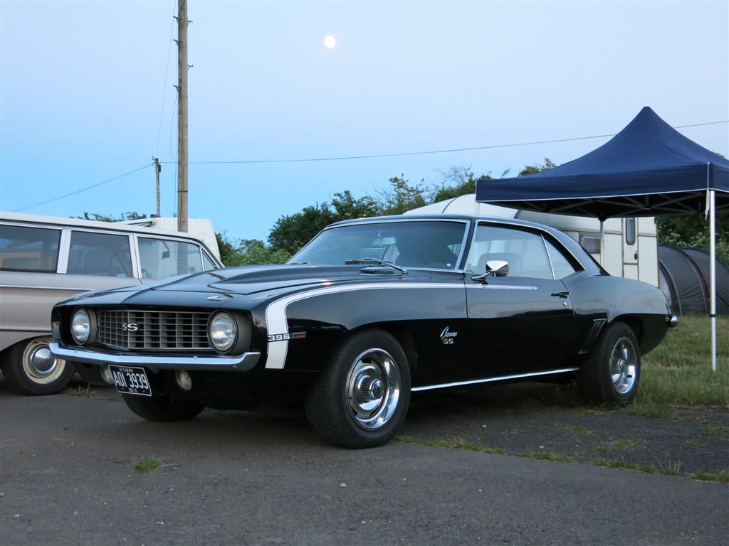 Camaro in the moonlight