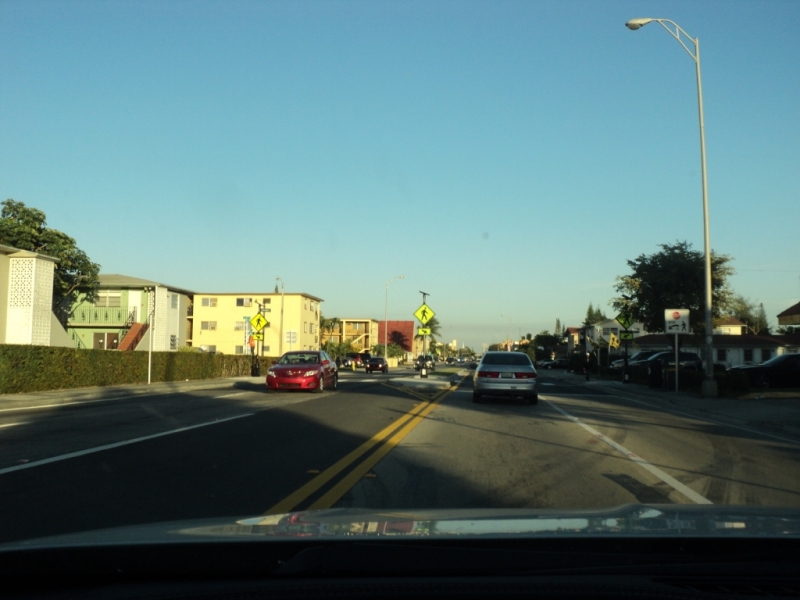 Then the nice sunny drive home!