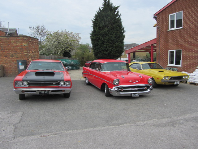 Very nice 210 Post Tri-Chevy running a 350 and Muncie 4 speed