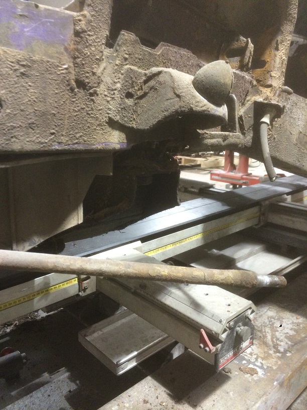 Trying to undo the bolt and it came off with the underside of the frame rail!